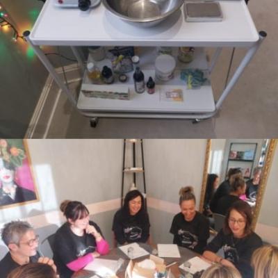 Atelier fabrication de produits cosmétiques